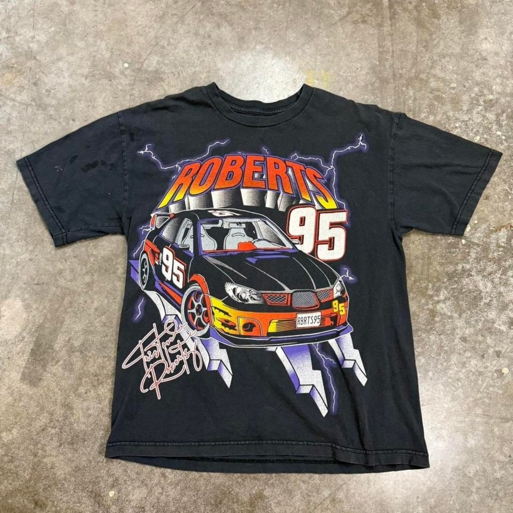 Vintage NASCAR lightning Triston‎ Roberts racing tee